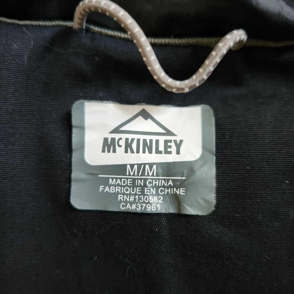 McKINLEY Black Utility Hooded lightweight Jacket size m - Picture 10 of 13